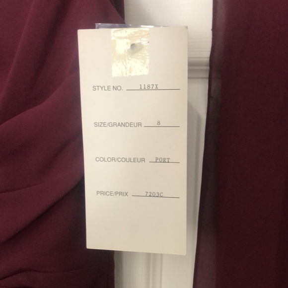 Womens, Mother of the bride dress, new, Colour:port/deep burgundy - Picture 4 of 4